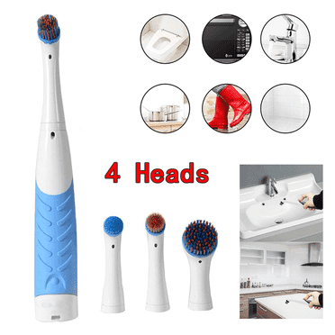 Electric Spin Scrubber, Marchpower 35kg Torque Two Speed Adjustable Length and Angle 360° Cordless Cleaning Brush