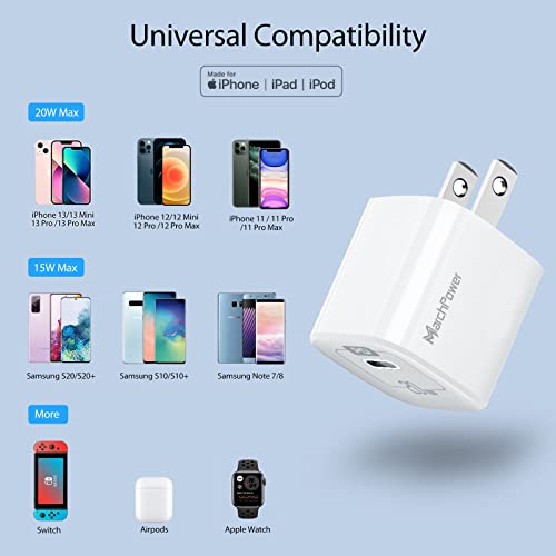 iPhone 12 13 Fast Charger 20W Type C Power Adapter- Wall Plug Compatible with iPhone13 mini/13 Pro/13 Pro Max /12 Mini /12 Pro /12 Pro Max /11/11 Pro /11 Pro Max/SE/iPad/iPad Mini/AirPods Pro