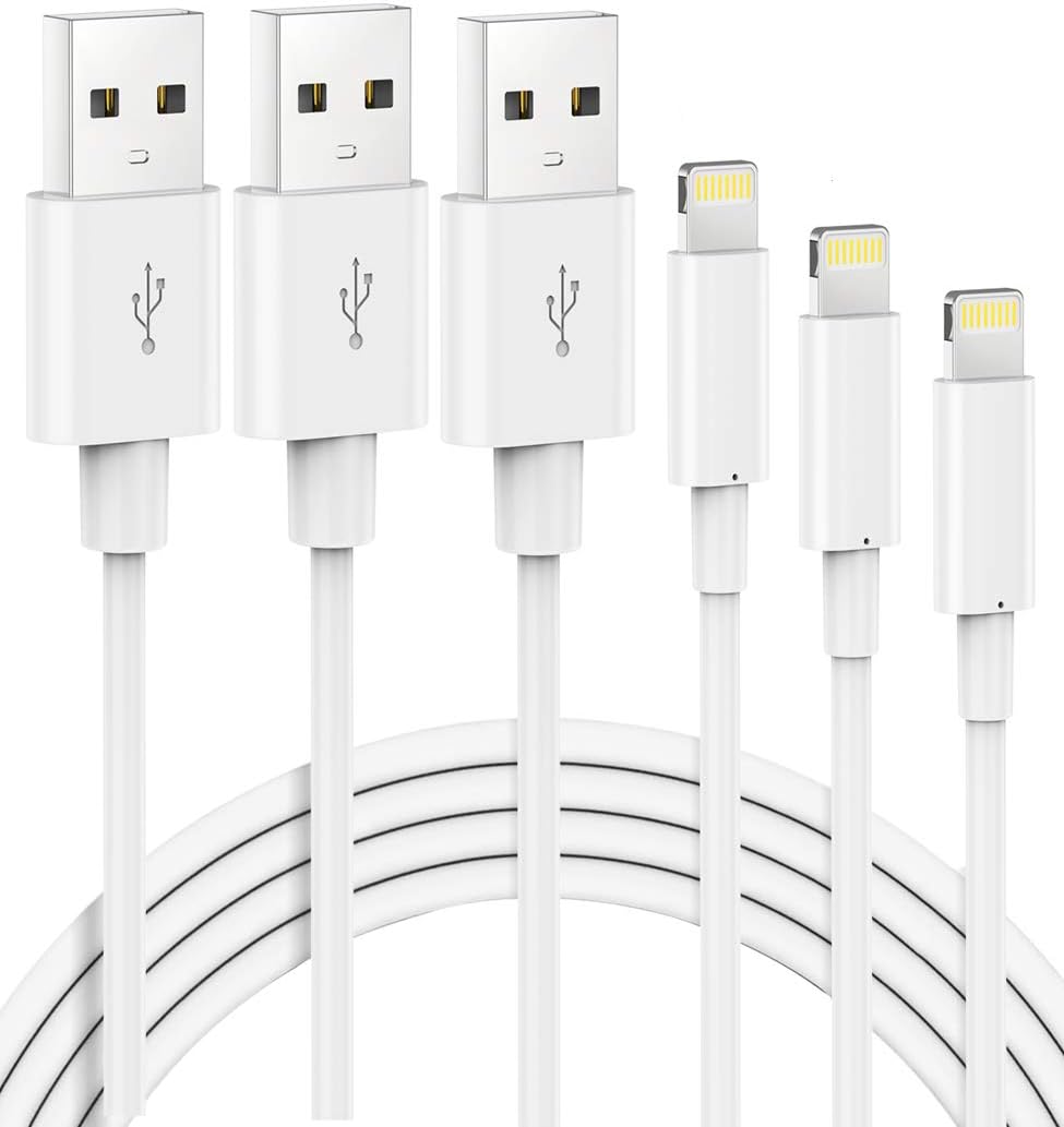 Marchpower iPhone 14 Charger Cord-3Pack 3ft 6ft 10ft MFi Certified  Lightning Cable USB-A Fast Charging Cable Compatible with iPhone 13 12 11  Mini Pro