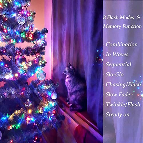 Marchpower 328ft 1000 LED Decoration Lights 8 Modes with Memory Function, Multicolor Twinkle Fairy Light Waterproof Indoor/Outdoor Easter Christmas Party Home Garden Wedding Christmas Decor - Diamond