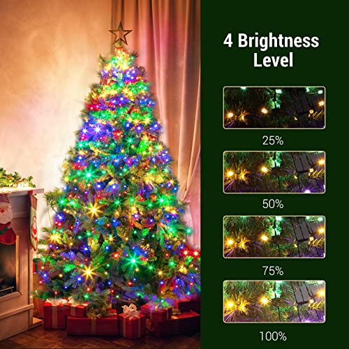 Marchpower Christmas Tree Lights Color Changing, 11 Modes Christmas Light Outdoor with Remote Control, 400 Diamond LED 6.6FTx10 Waterproof Xmas Tree Lights with Timer & Memory Function for Indoor