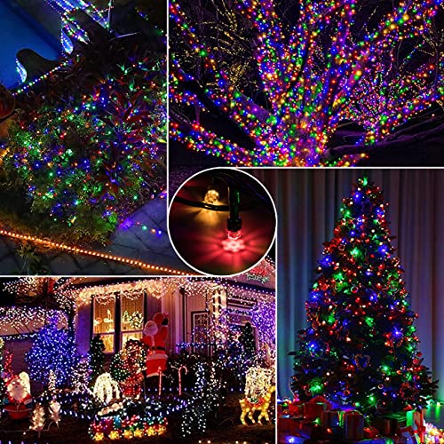 Marchpower 328ft 1000 LED Decoration Lights 8 Modes with Memory Function, Multicolor Twinkle Fairy Light Waterproof Indoor/Outdoor Easter Christmas Party Home Garden Wedding Christmas Decor - Diamond