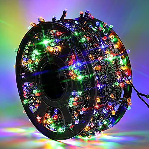 Marchpower 328ft 1000 LED Decoration Lights 8 Modes with Memory Function, Multicolor Twinkle Fairy Light Waterproof Indoor/Outdoor Easter Christmas Party Home Garden Wedding Christmas Decor - Diamond